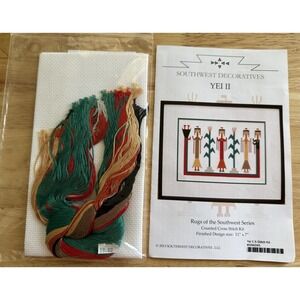 SOUTHWEST DECORATIVES YEI II Rugs Of The Southwest Series Cross Stitch Kit